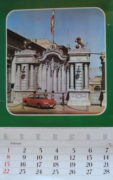 BMW Yearcalendar 1970 Hansa Luebeck (8718)